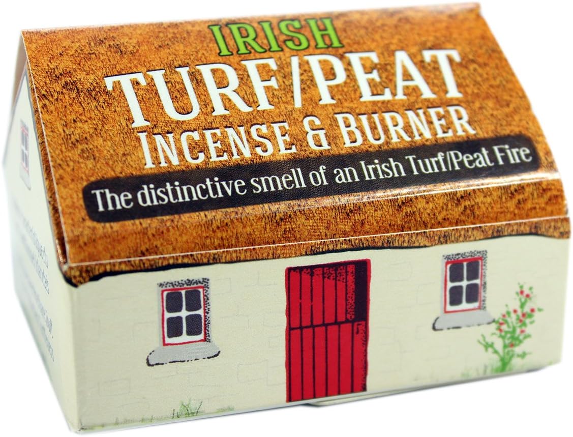 Irish Turf Peat Incense and Burner Set - Image 3
