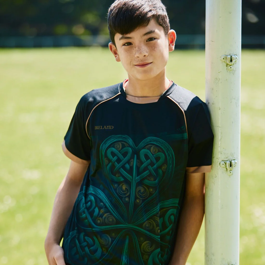 Kids Ireland Big Shamrock Performance T-Shirt - Image 2