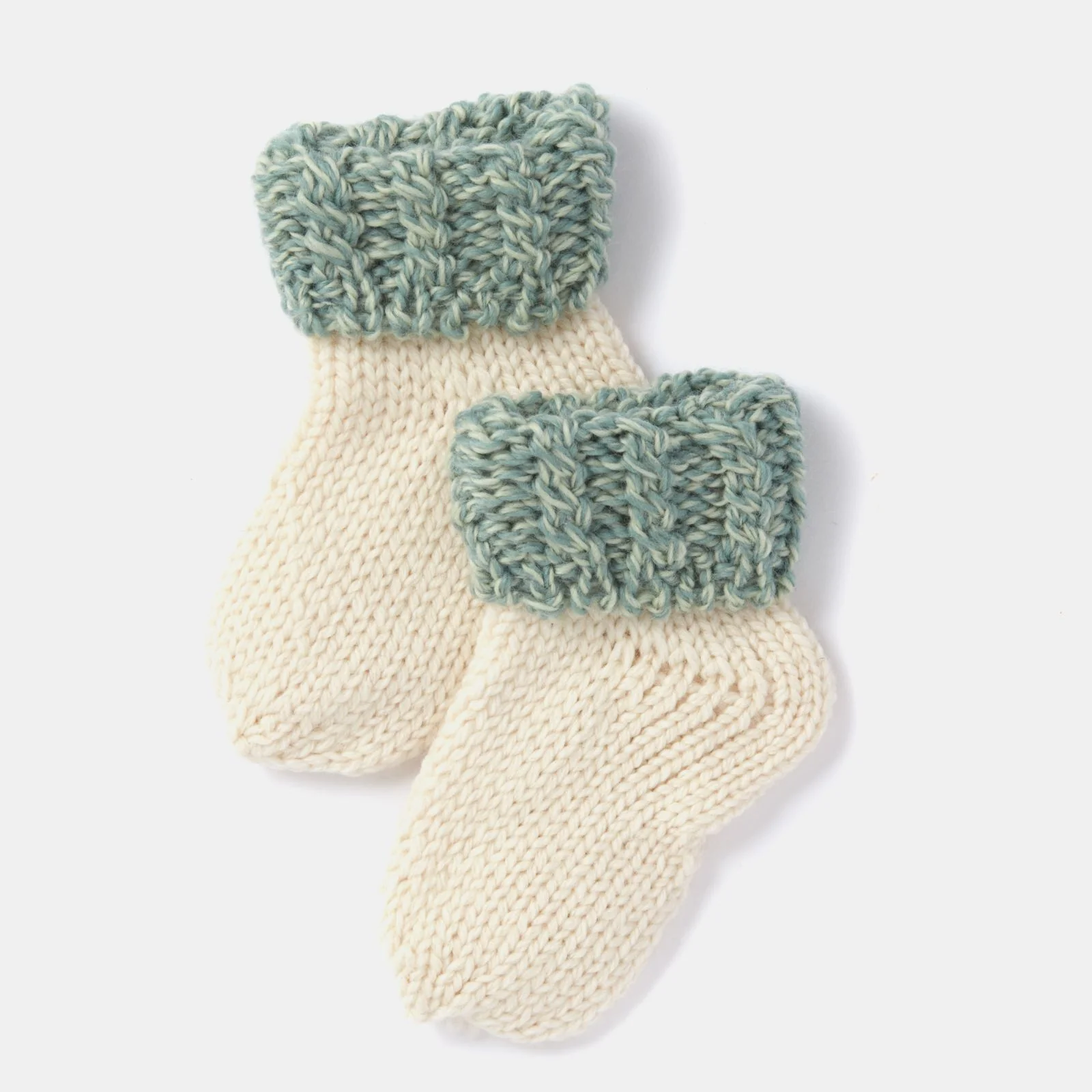 Kids Super Soft Two Tone Merino Wool Socks - Image 2