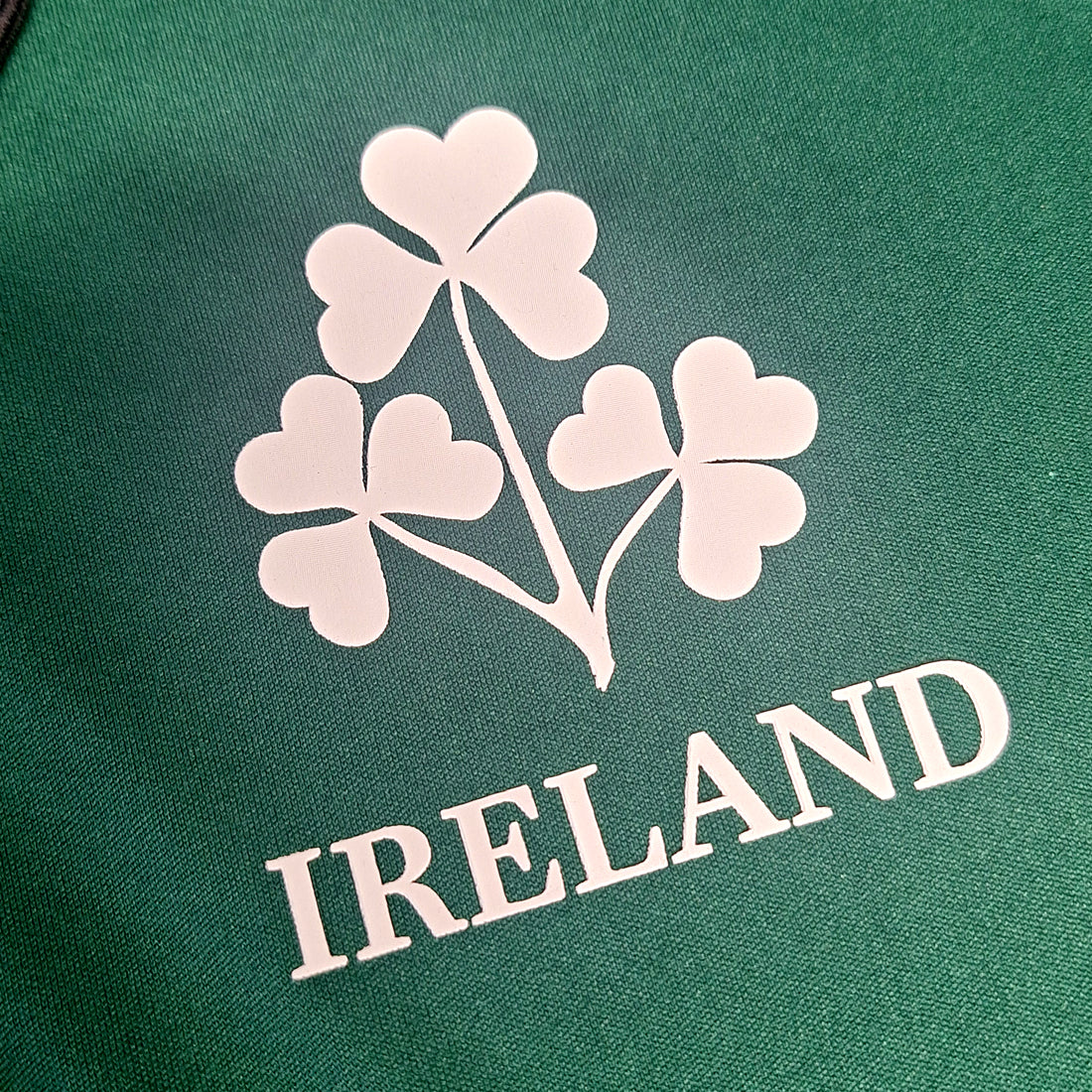 Lansdowne Ireland Green and Black Men’s Performance Polo Shirt - Image 3