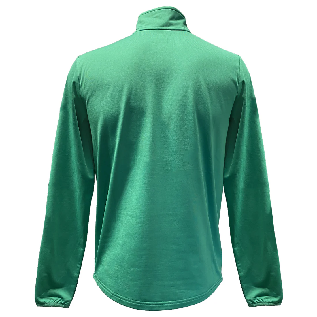 Lansdowne Men's Shamrock Crest 1/4 Zip Green Performance Top - Image 6