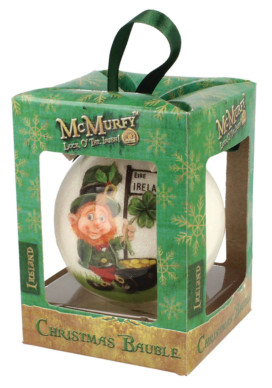 Mcmurfy Luck O' The Irish Leprechaun Designed Bauble - Image 2