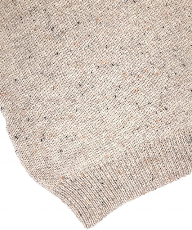 Men's Aran Quarter Zip Wool Skiddaw Jumper - Image 5