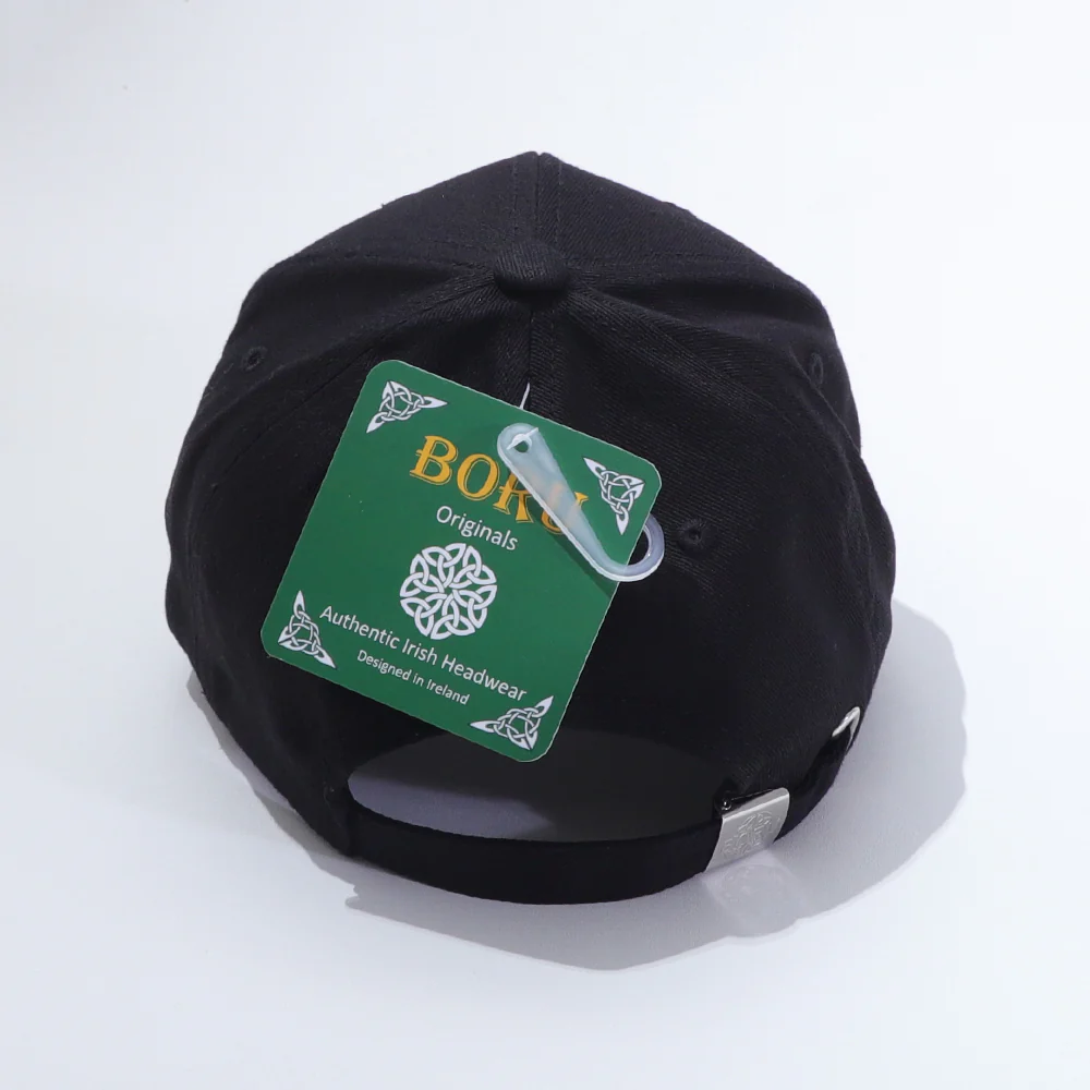 Mens Celtic Ireland Black Baseball Cap - Image 3