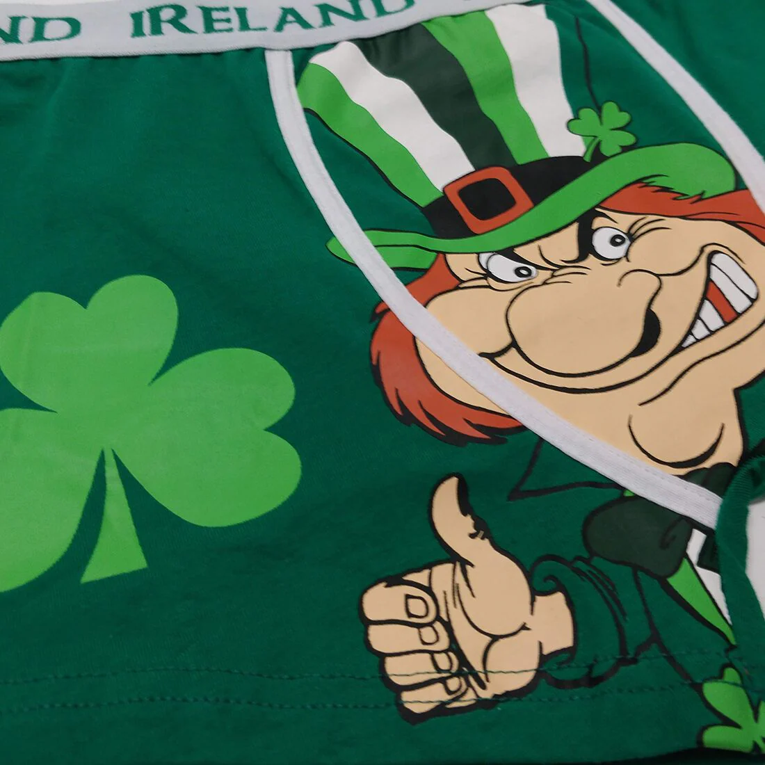 Mens Cheeky Leprechaun Boxers - Image 3
