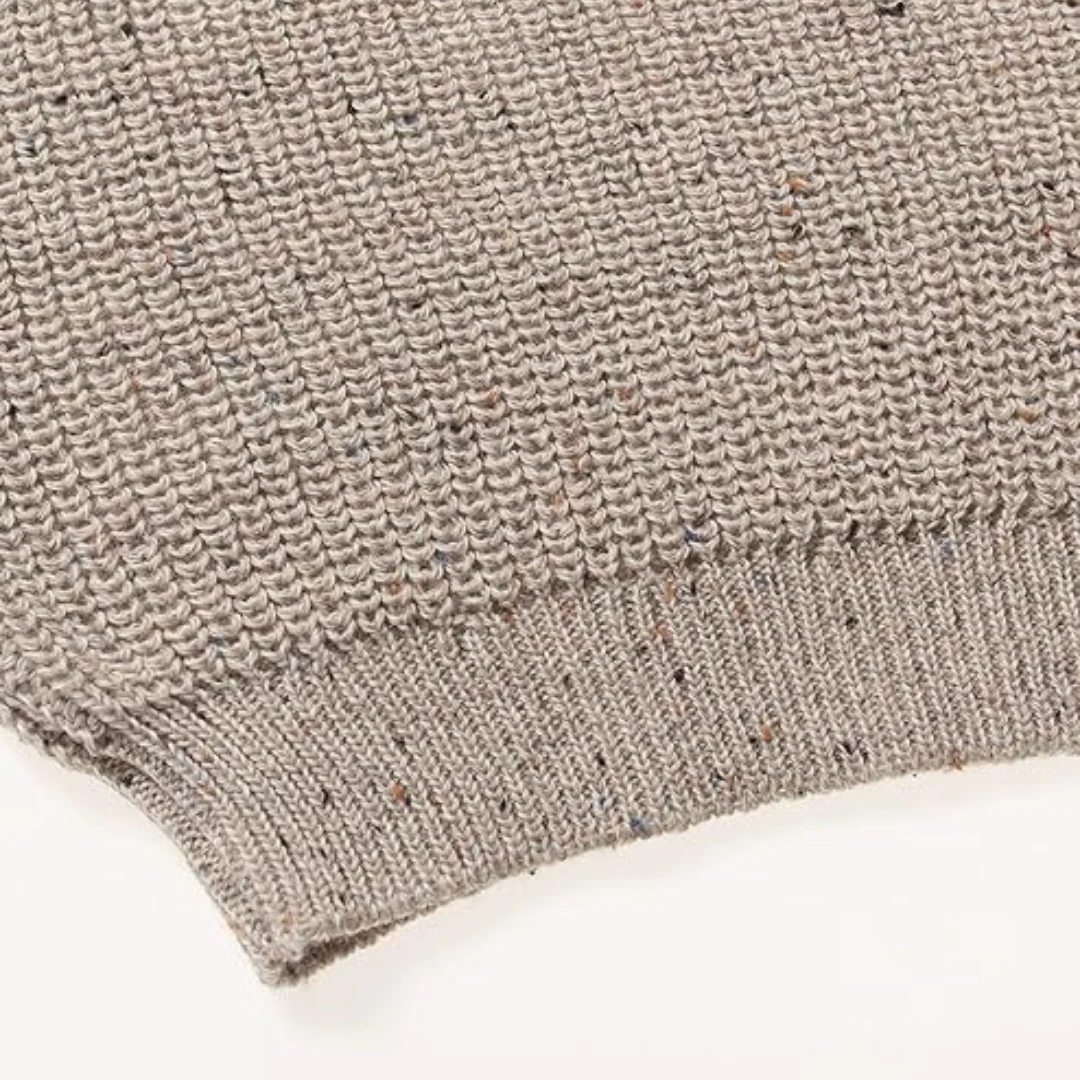 Men's Fisherman Ribbed Aran Skiddaw Jumper - Image 4