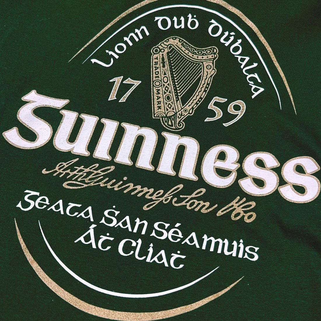 Men's Guinness Irish Label T-Shirt - Image 2
