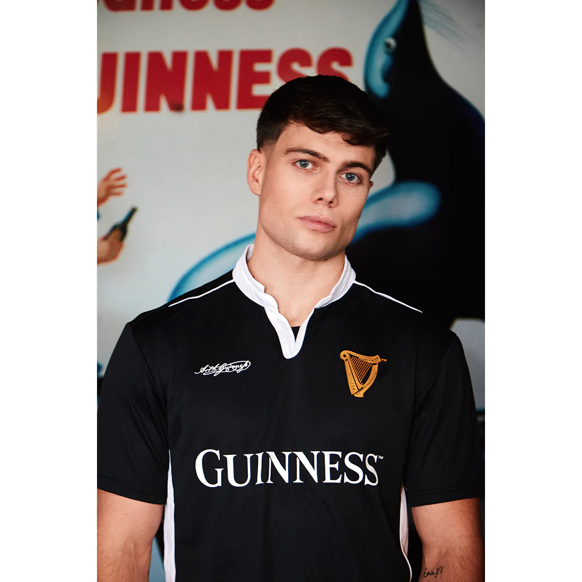 Mens Guinness Performance Short Sleeve Top - Image 4