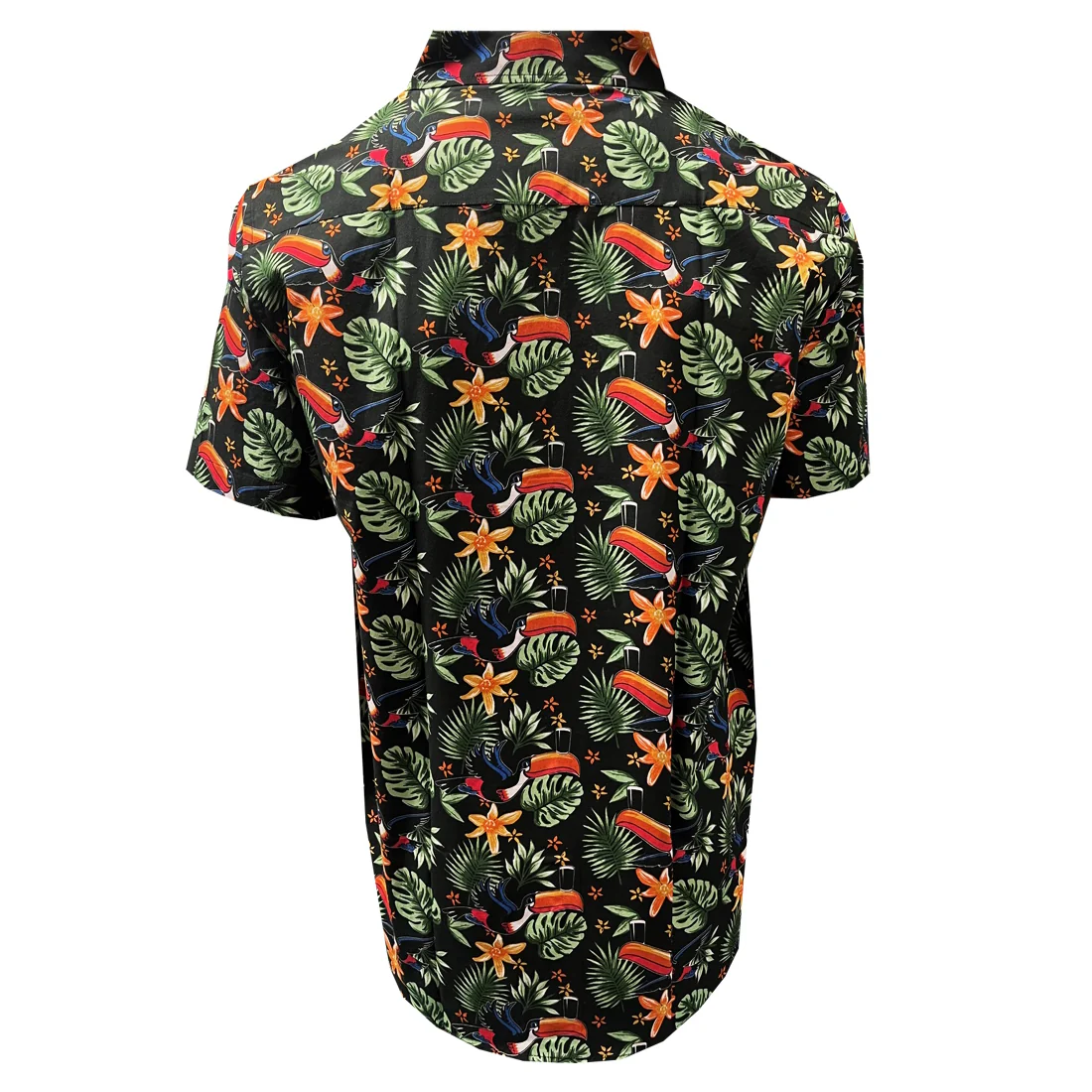 Men's Guinness Toucan Hawaiian Print Shirt - Image 6