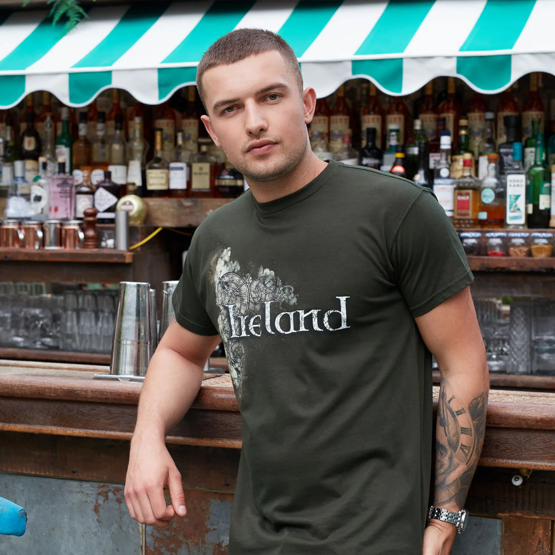 Mens Ireland Celtic Design T-Shirt - Image 3