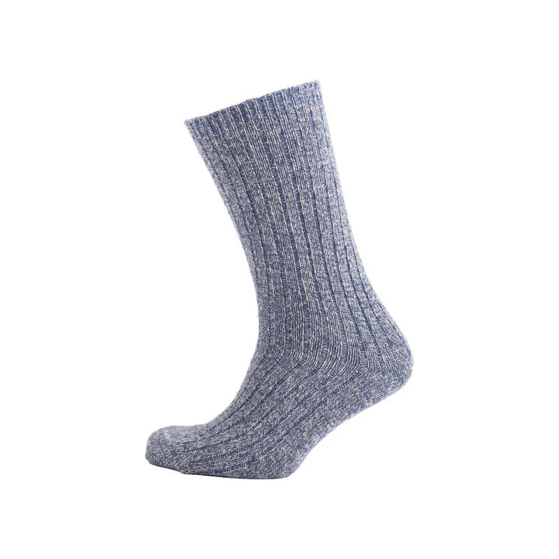 Merino Mix Walking Sock 2 Pack Greyblue Marl - Image 2