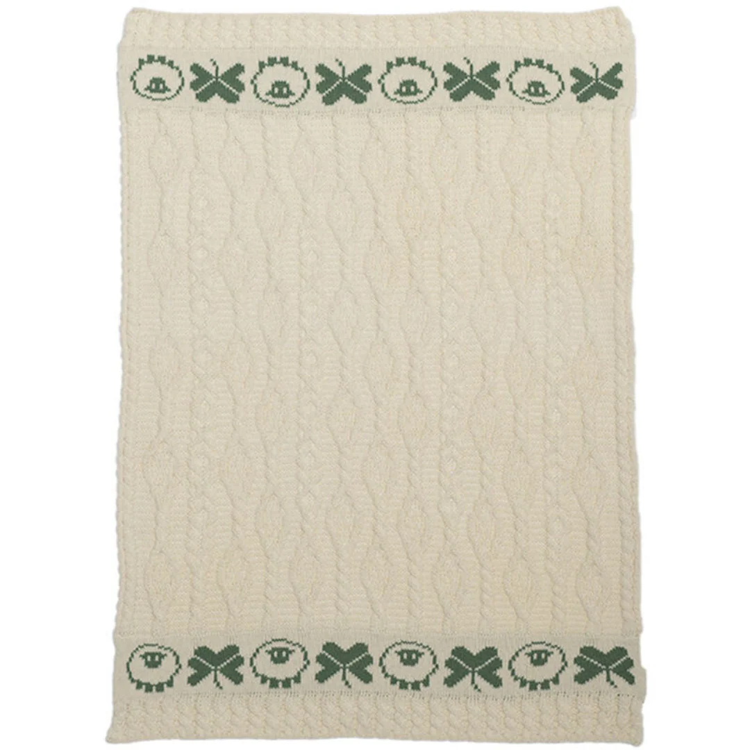 Merino Sheep & Shamrock Baby Throw - Image 6