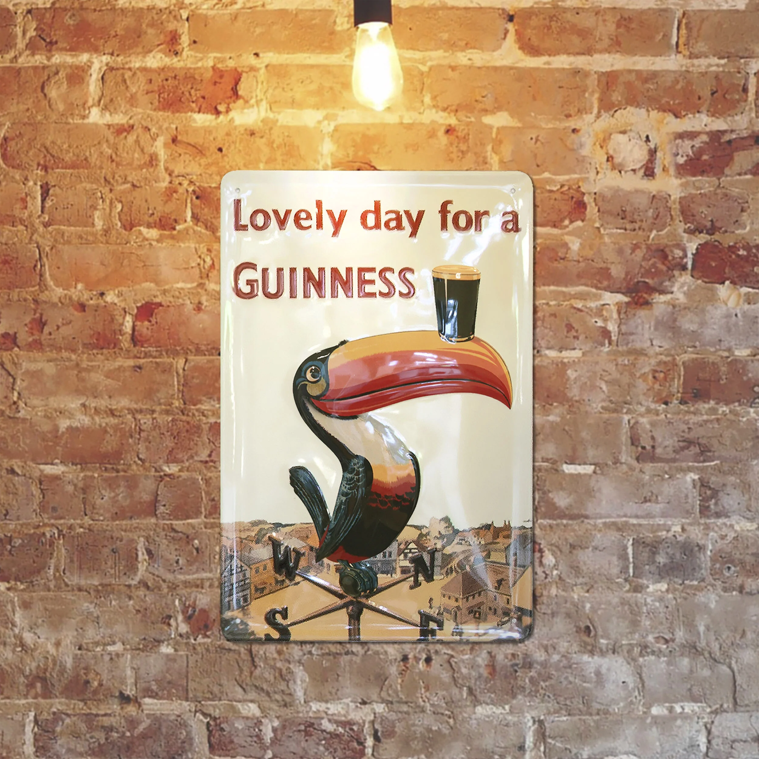 Metal Guinness Sign With Iconic Toucan - Image 5