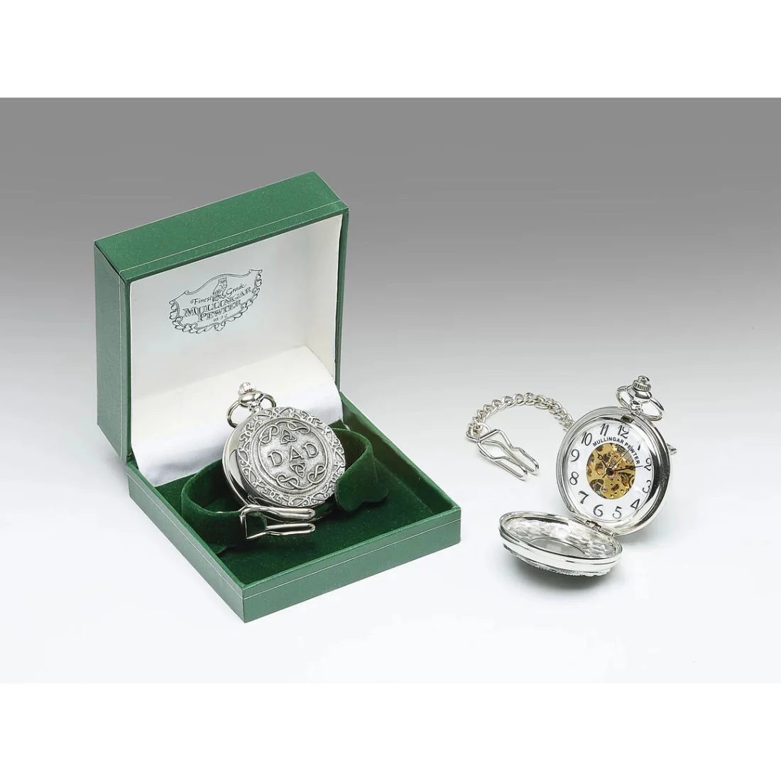 Mullingar Pewter Pocket Watch With Dad Design - Image 5
