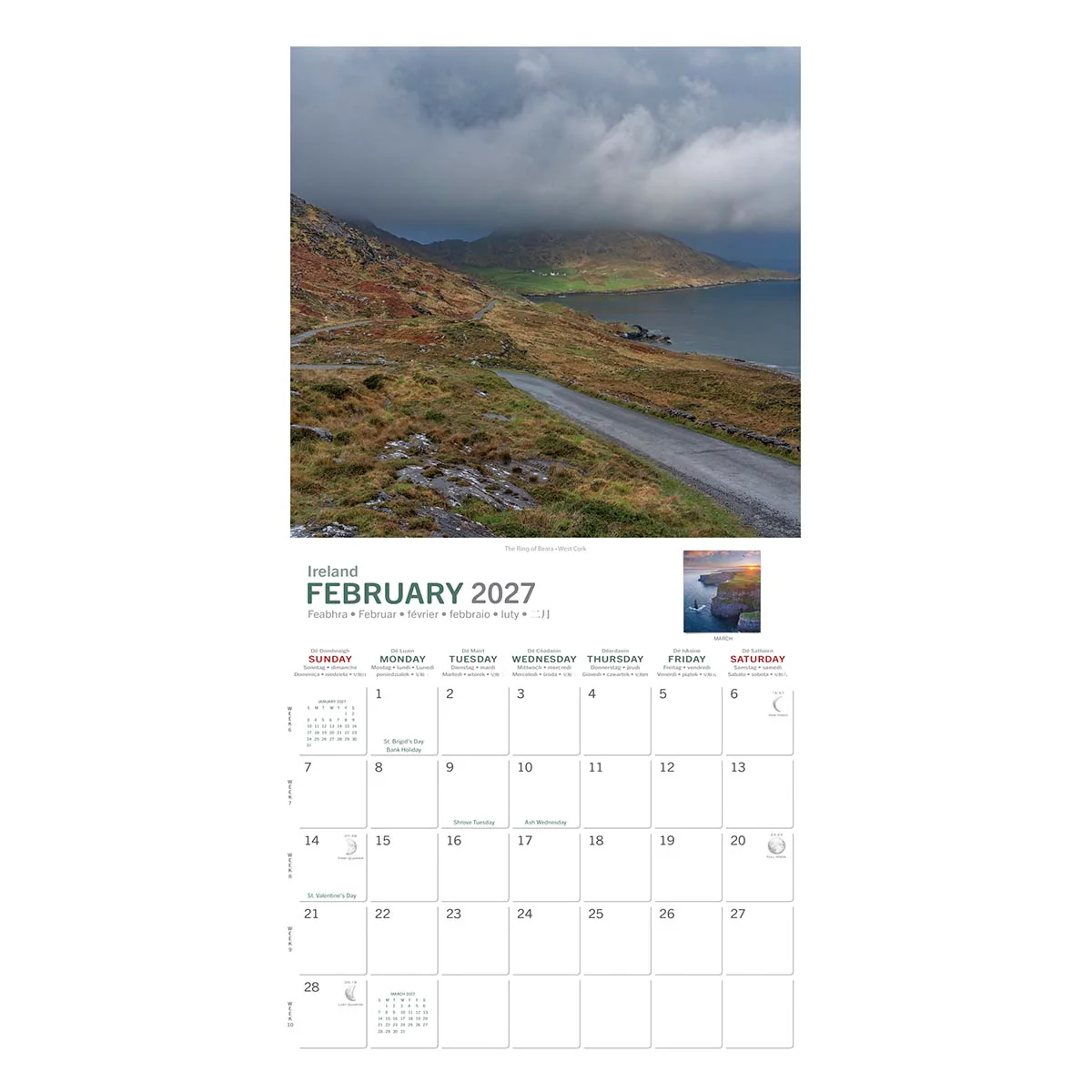 Mystical Ireland A5 Calendar 2027 - Image 2