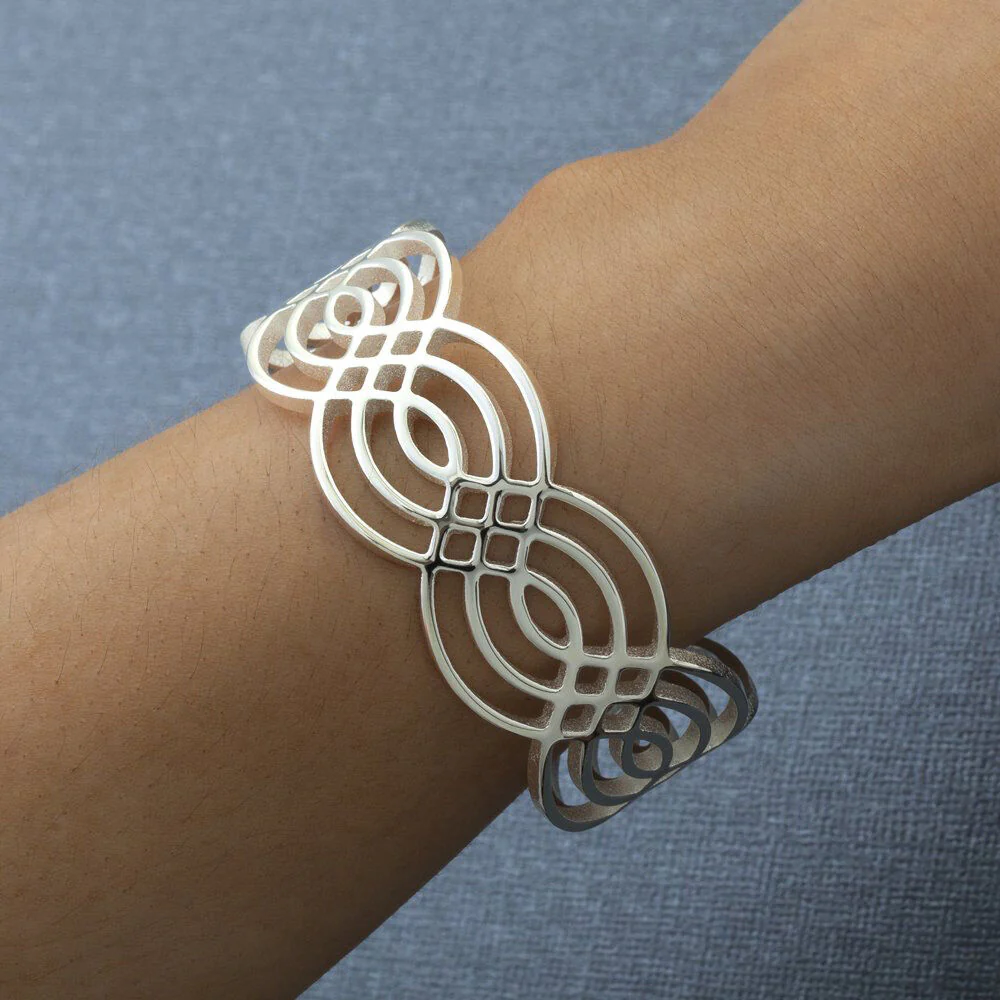 Newbridge Silverware Silver Plated Bangle With Celtic Design - Image 2