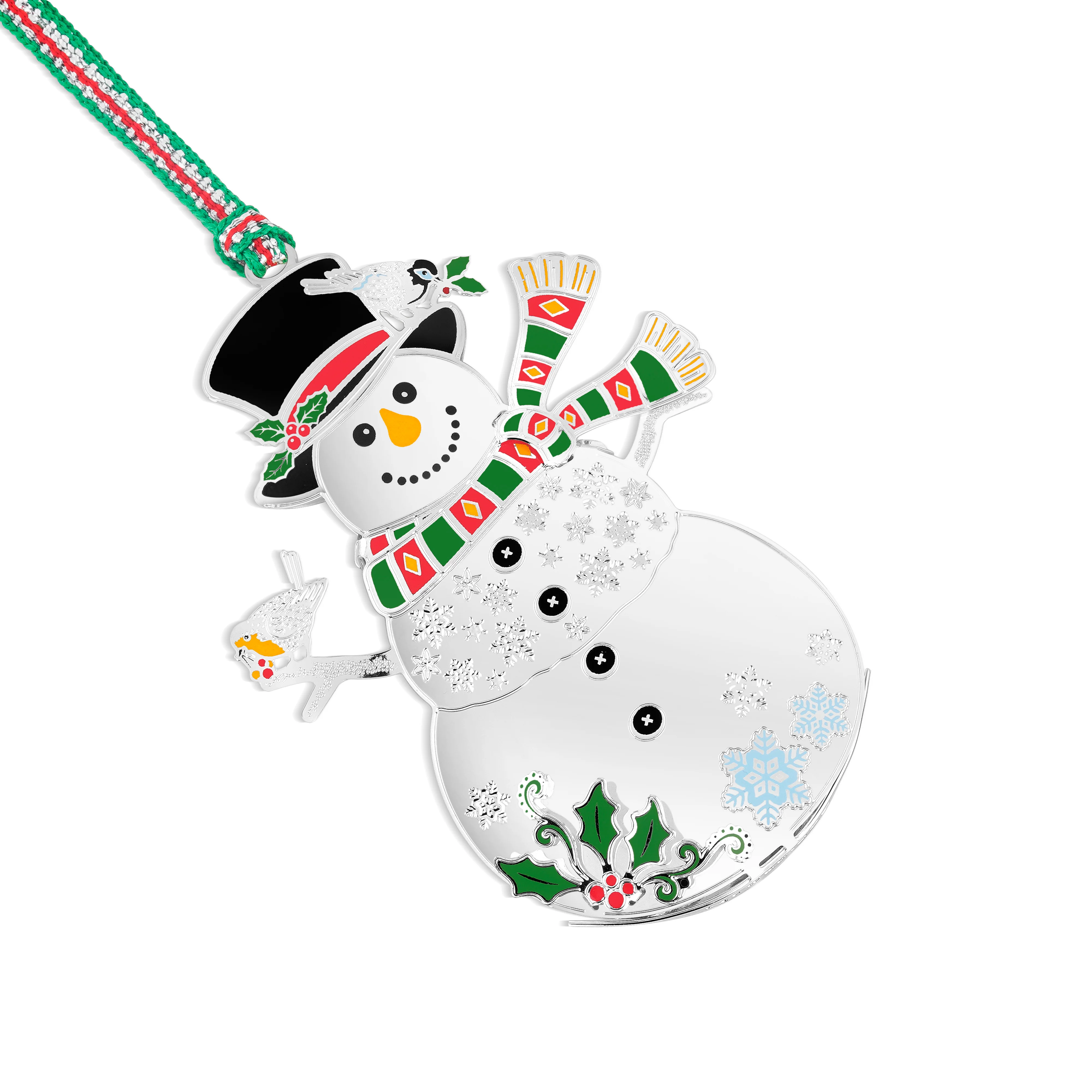 Newbridge Snowman With Robin Christmas Tree Decoration - Image 3