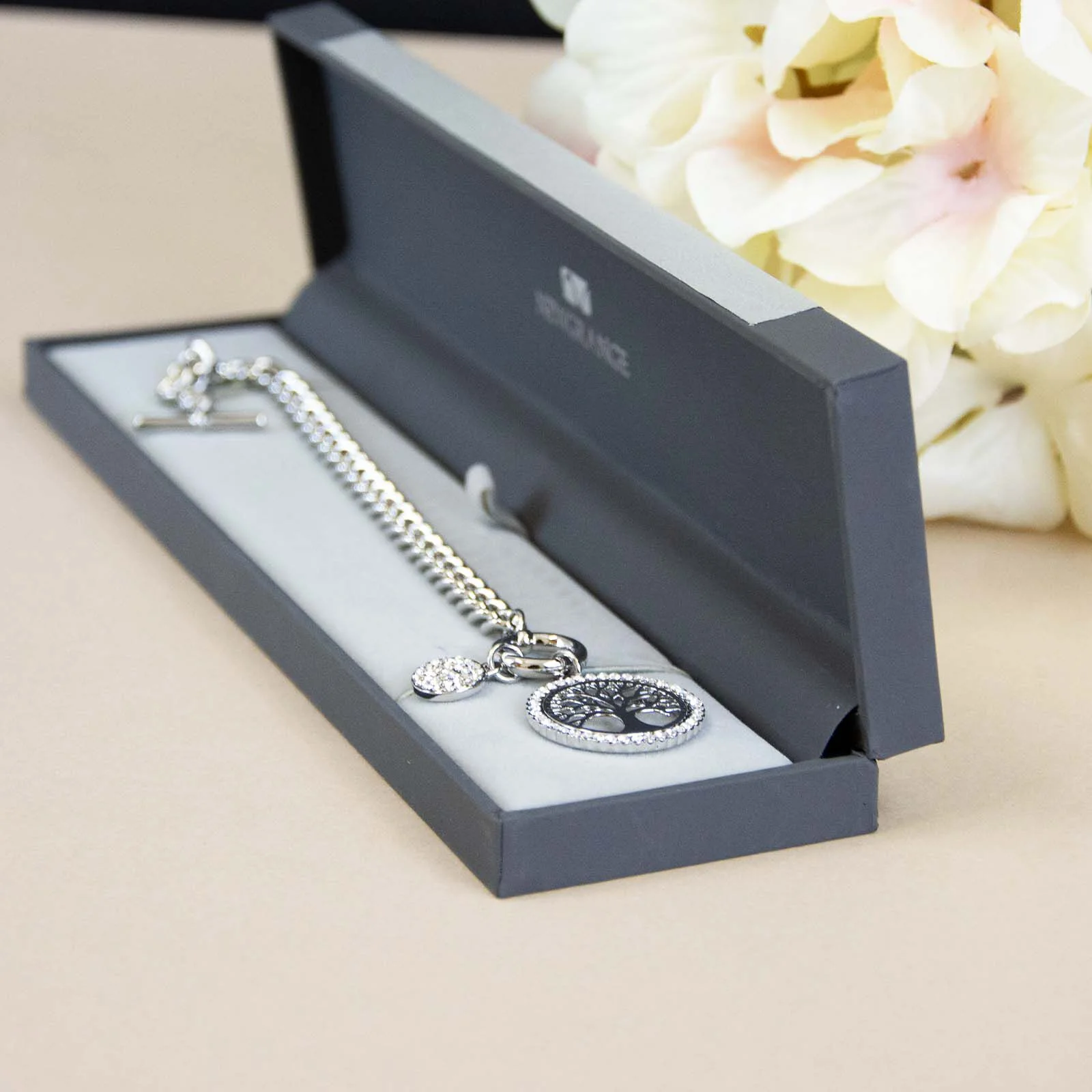 Newgrange Living Silver Tree Of Life Toggle Bracelet - Image 4
