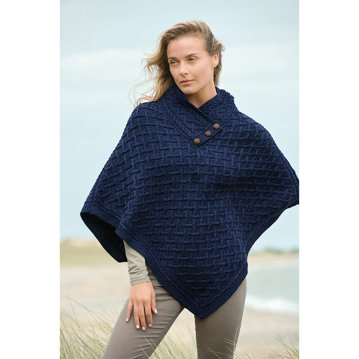 NUA Ink Super Soft Merino Poncho - Image 2