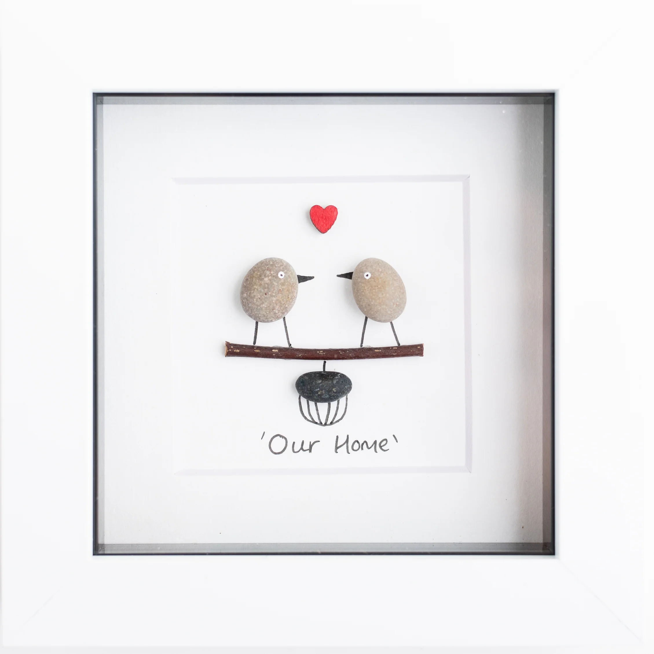 Our Home Pebble Art Print
