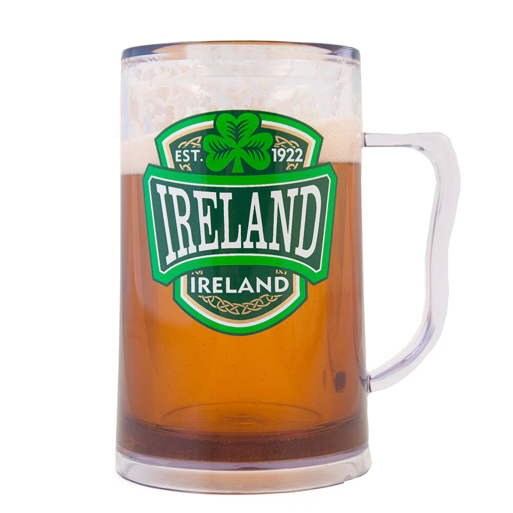 Plastic Freezer Tankard With Ireland Varsity Crest - Image 2