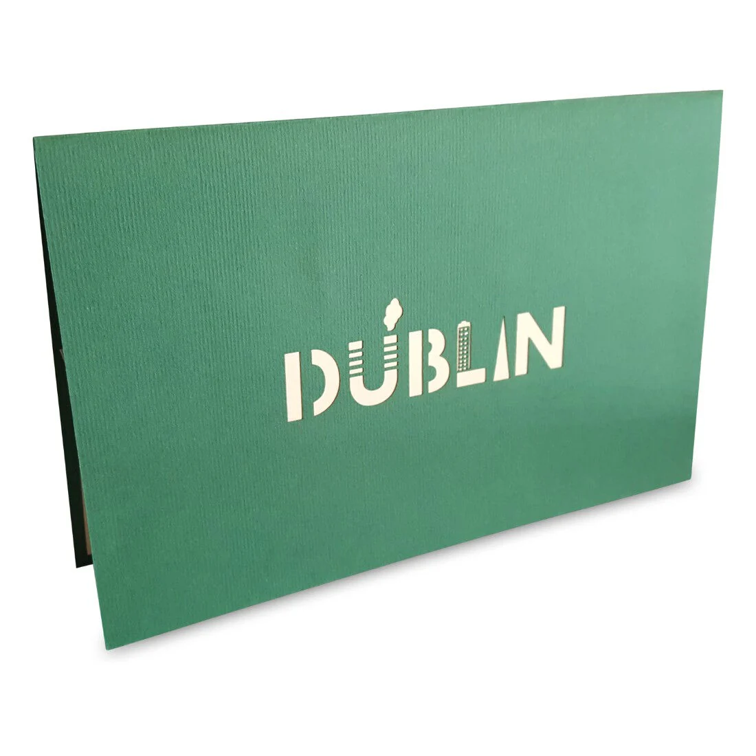 Pop-up Card With Dublin City Skyline & Landmarks Design - Image 2
