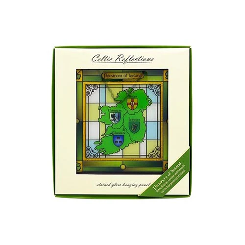Provinces of Ireland Square Celtic Reflections Plaque
