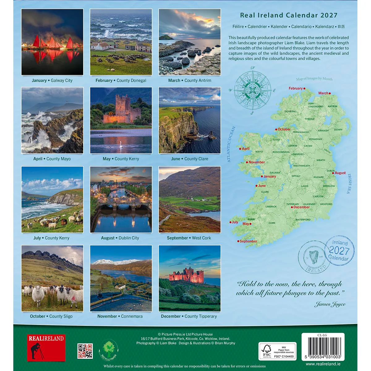 Real Ireland Large Calendar 2027 - Image 3