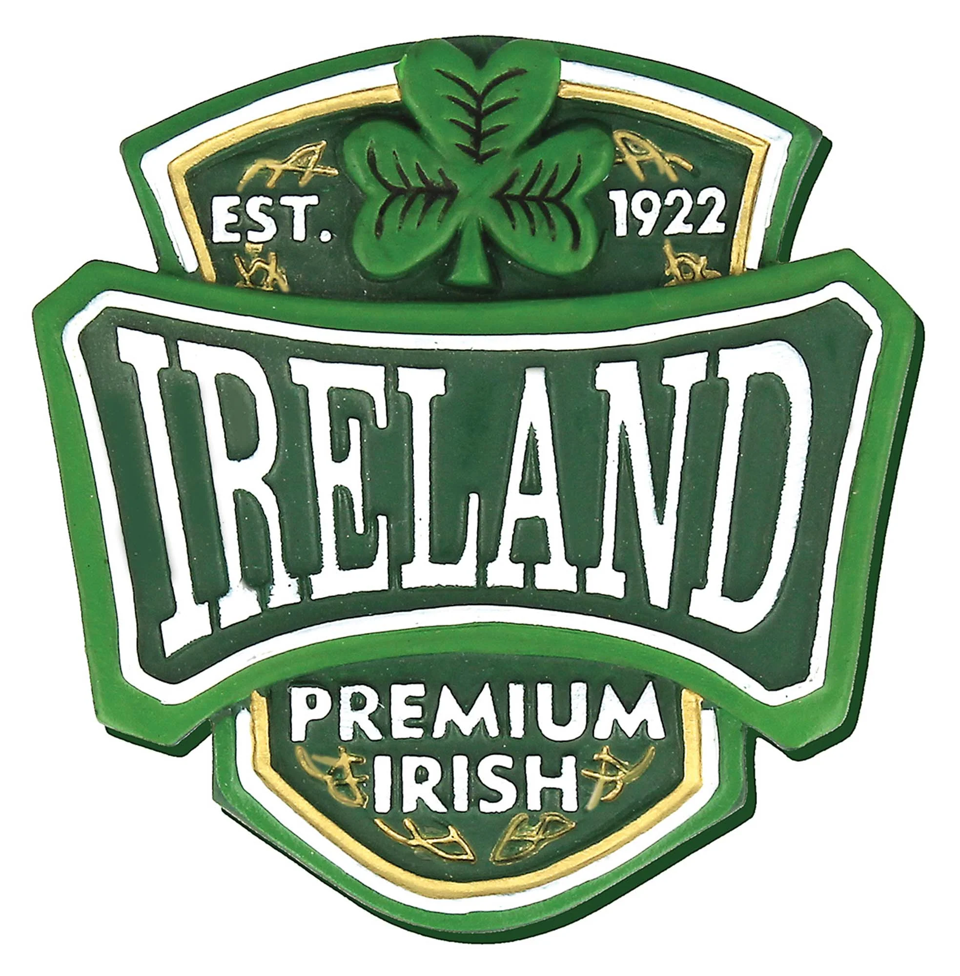 Resin Ireland Crest Magnet