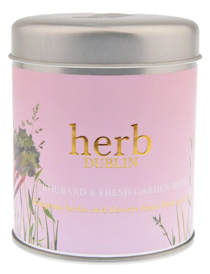 Rhubarb & Fresh Garden Mint Candle - Image 2