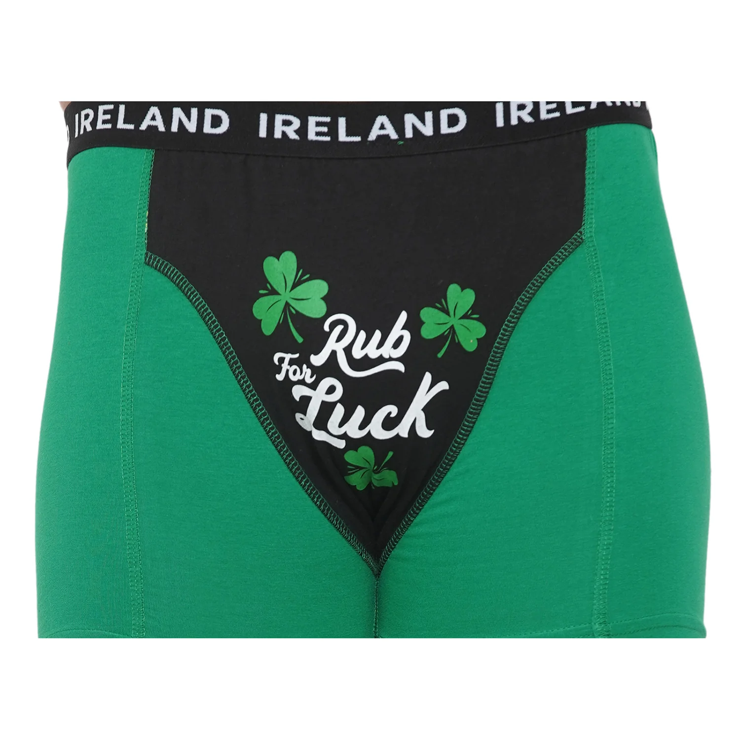 Rub for Luck Men Kelly Green Boxer