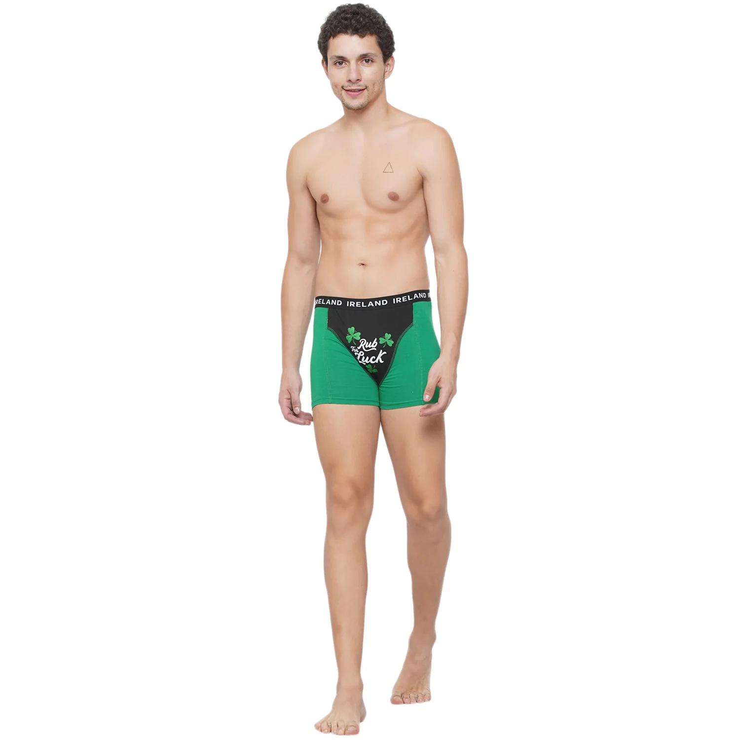 Rub for Luck Men Kelly Green Boxer - Image 2