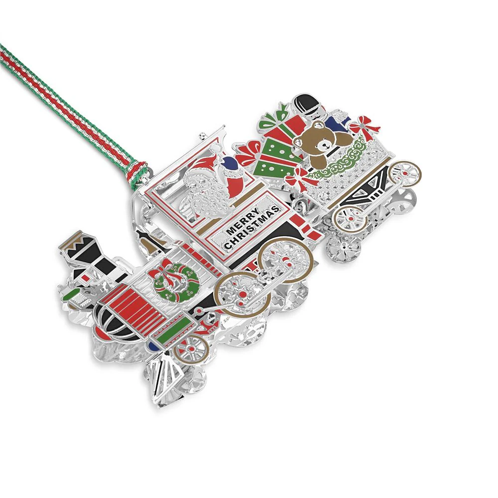 Santa Train Carriage Christmas Tree Ornament - Image 2