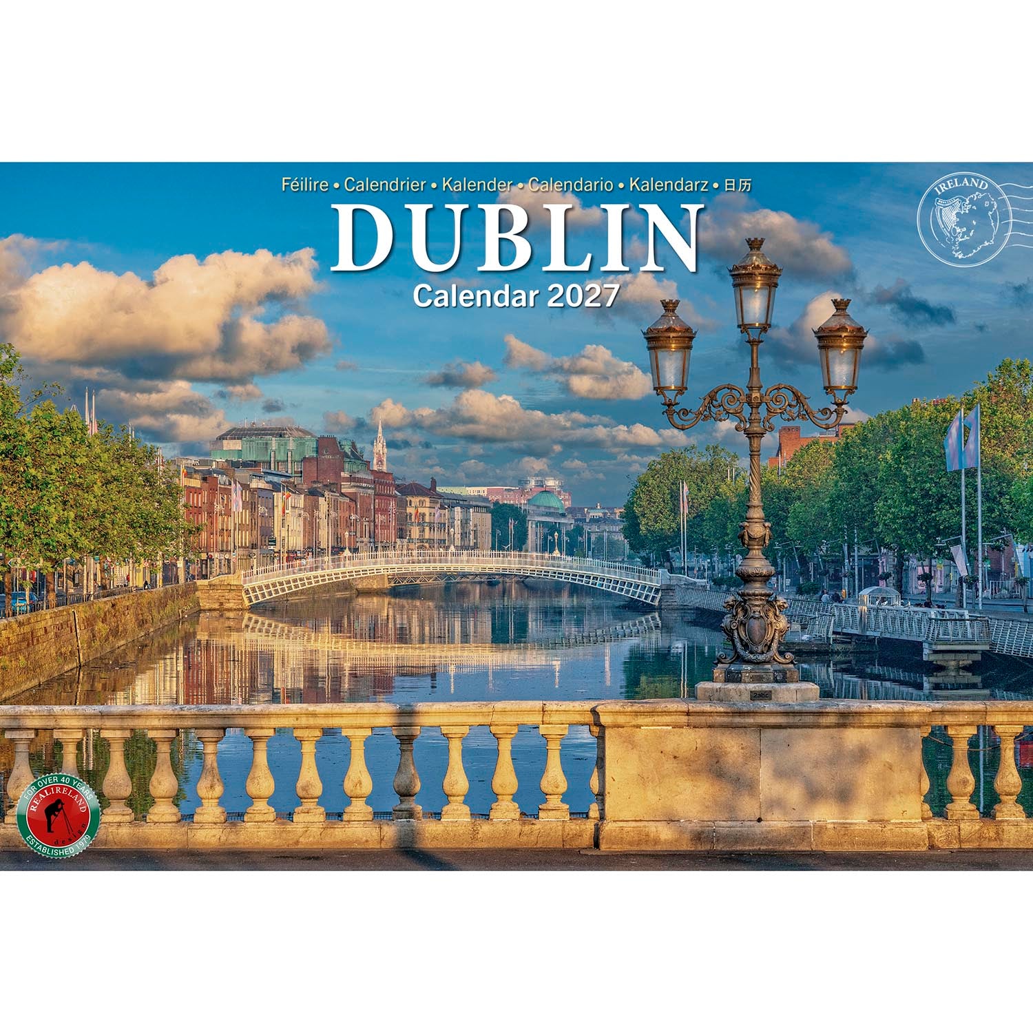 Scenes Of Dublin A4 Calendar 2027