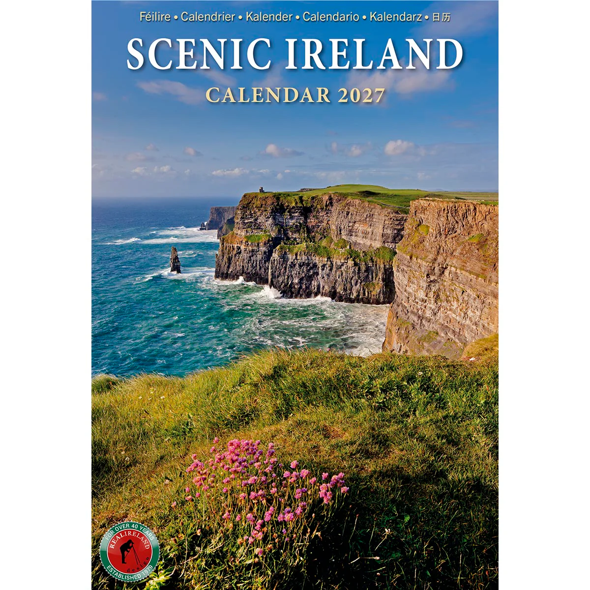 Scenic Ireland Slim Calendar 2027