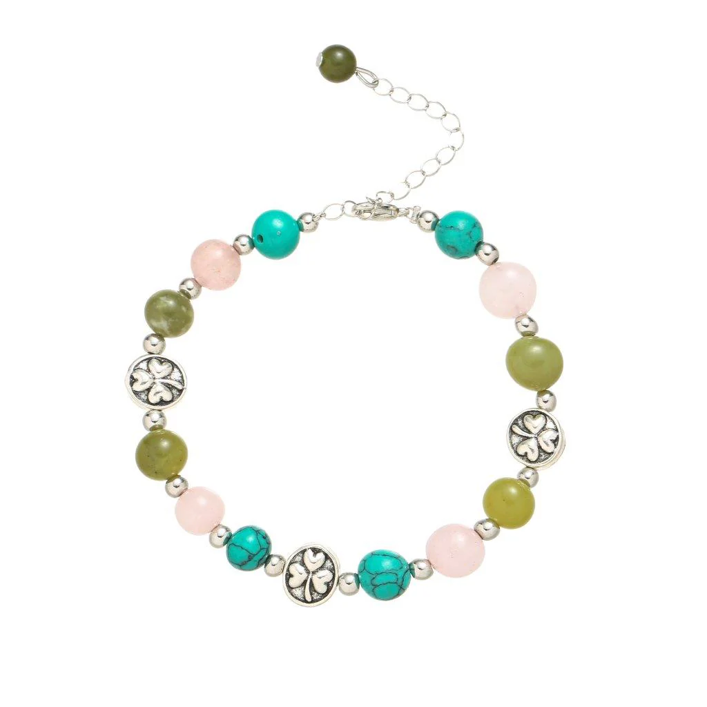 Shamrock Bead Bracelet
