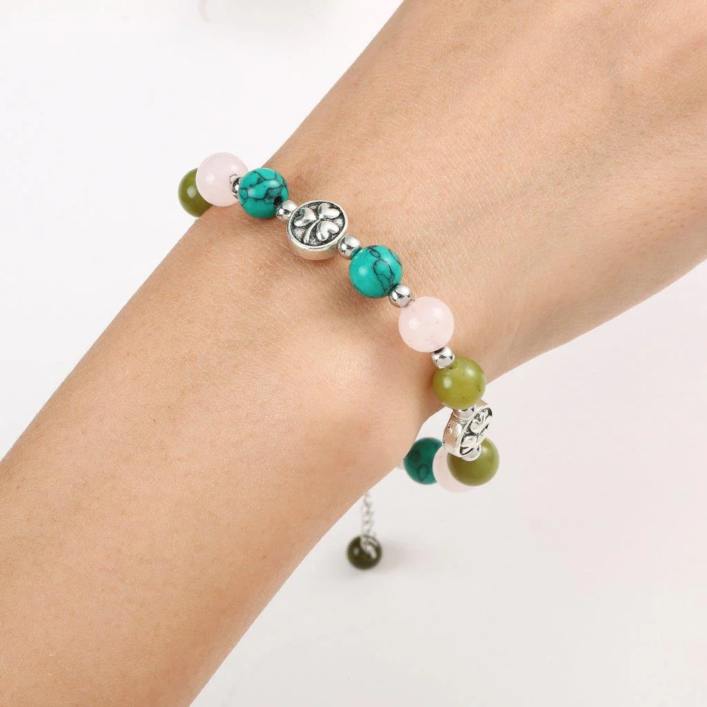 Shamrock Bead Bracelet - Image 2