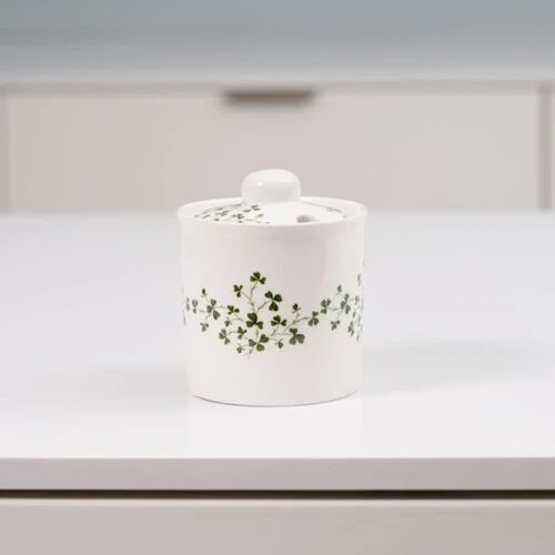 Shamrock Covered Sugar Bowl - Image 2