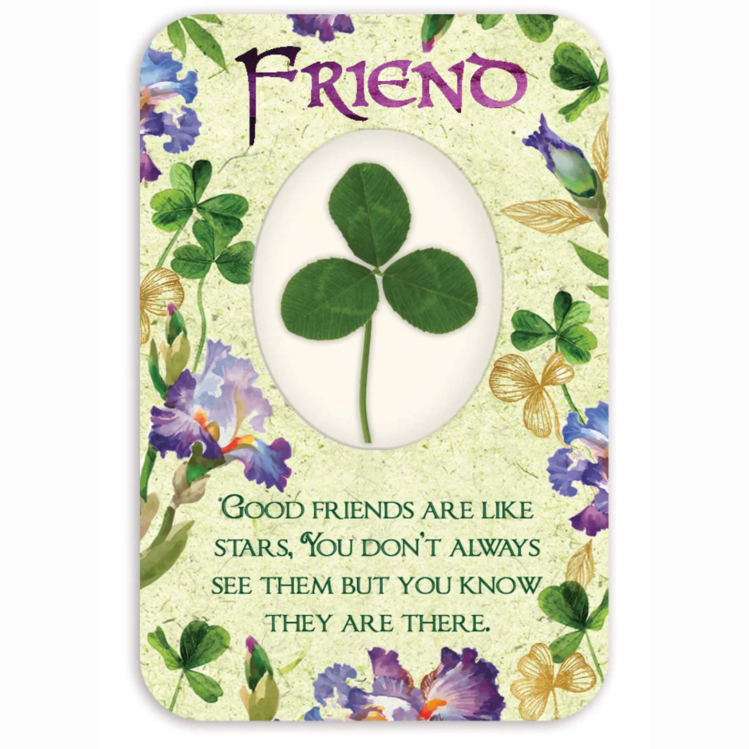 Shamrock Friend Blessings Card