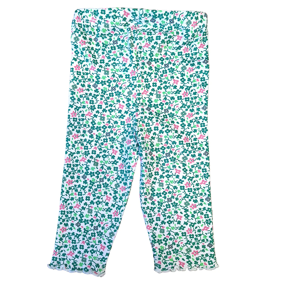 Shamrock Green All Over Print Baby Leggings - Image 2