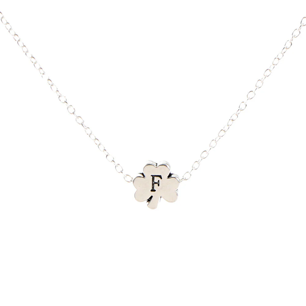 Shamrock Initial Necklace - Image 15