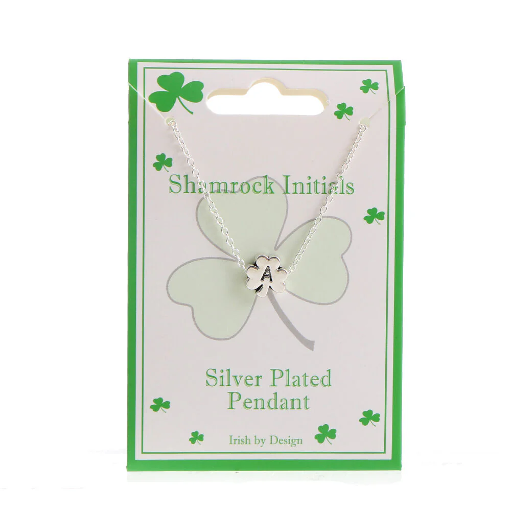 Shamrock Initial Necklace - Image 25
