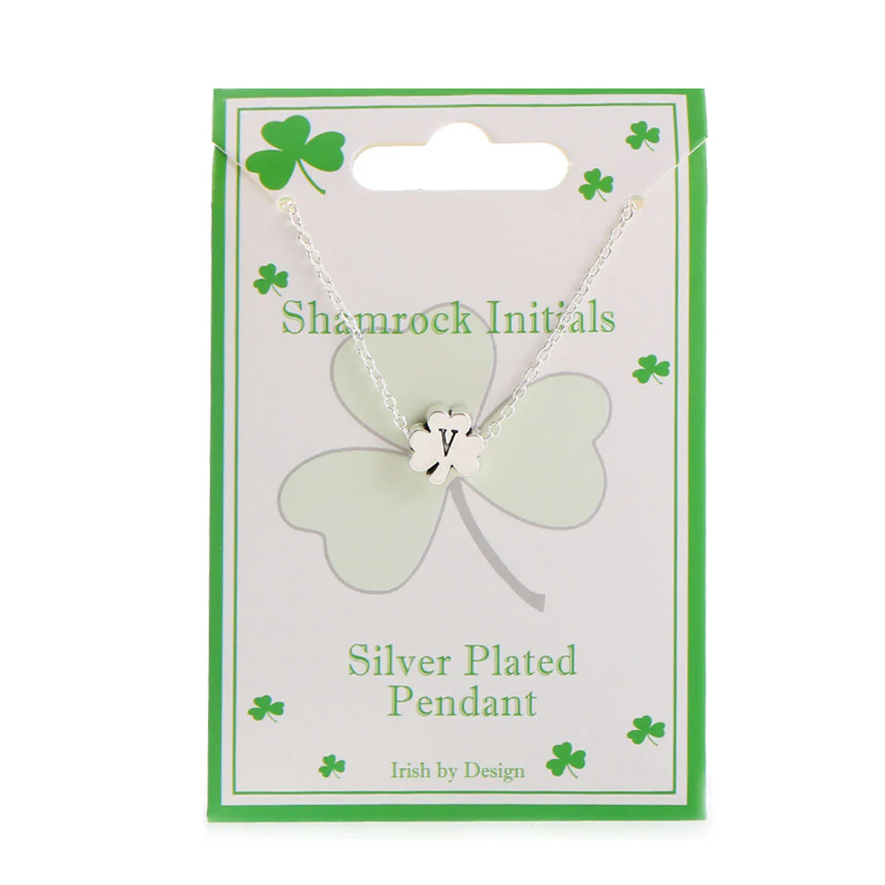 Shamrock Initial Necklace - Image 33