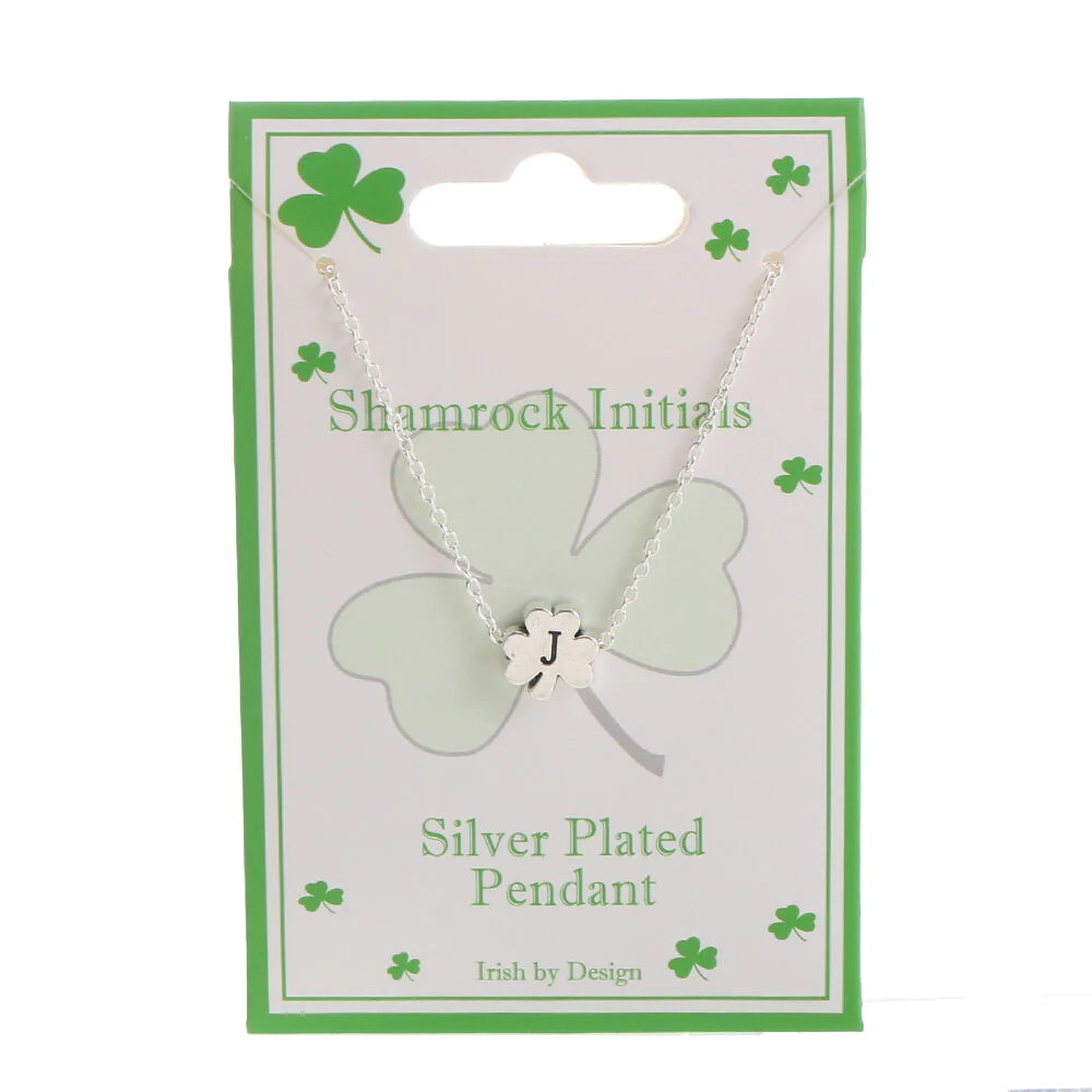 Shamrock Initial Necklace - Image 35