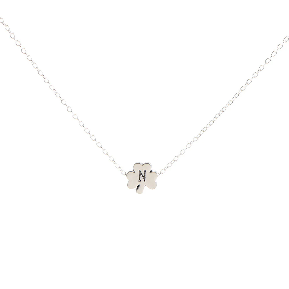 Shamrock Initial Necklace - Image 8
