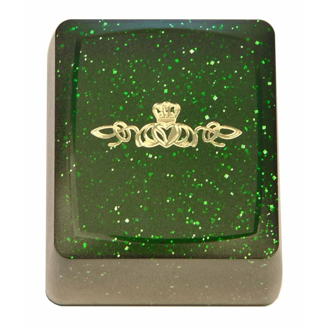Silver Claddagh Ring Connemara Marble Women's - Image 7