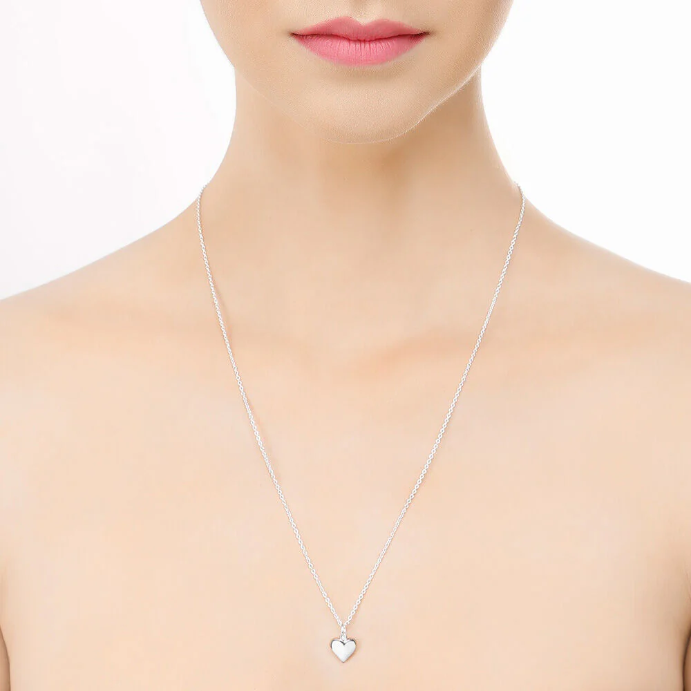 Silver Plated Amy Huberman Newbridge Silverware Heart Necklace - Image 2