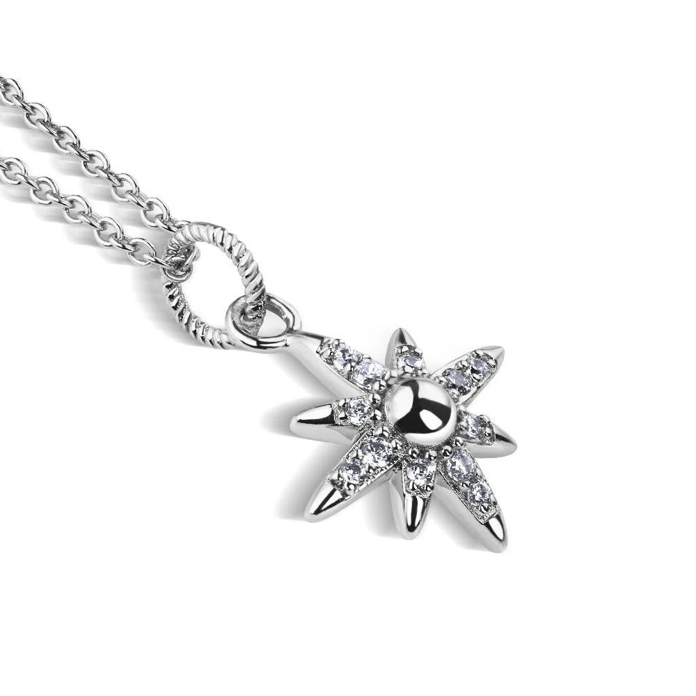 Silver Plated Amy Huberman Newbridge Silverware Star Necklace - Image 3