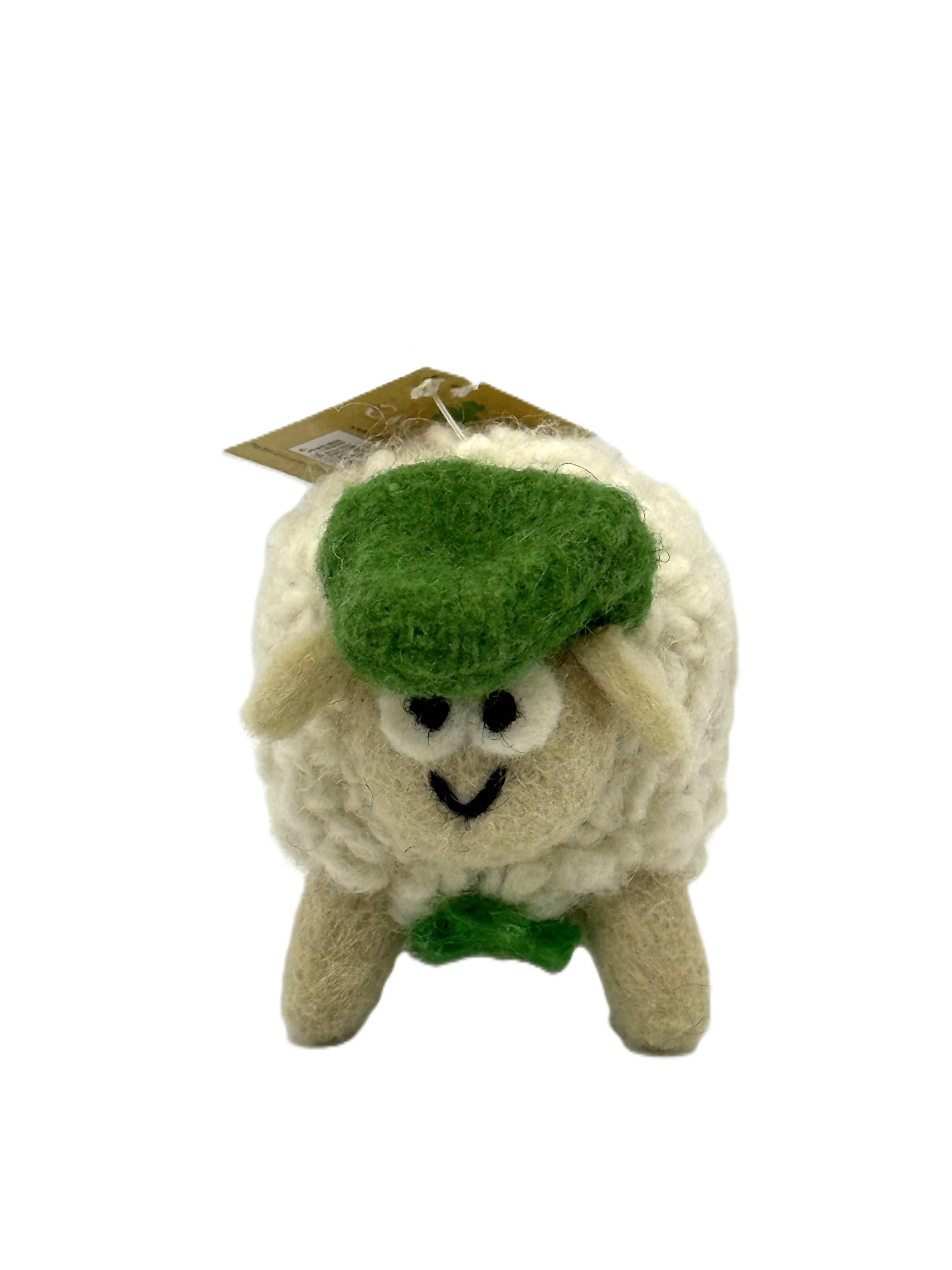 Small Sheep with Green Tweed Cap - Image 2