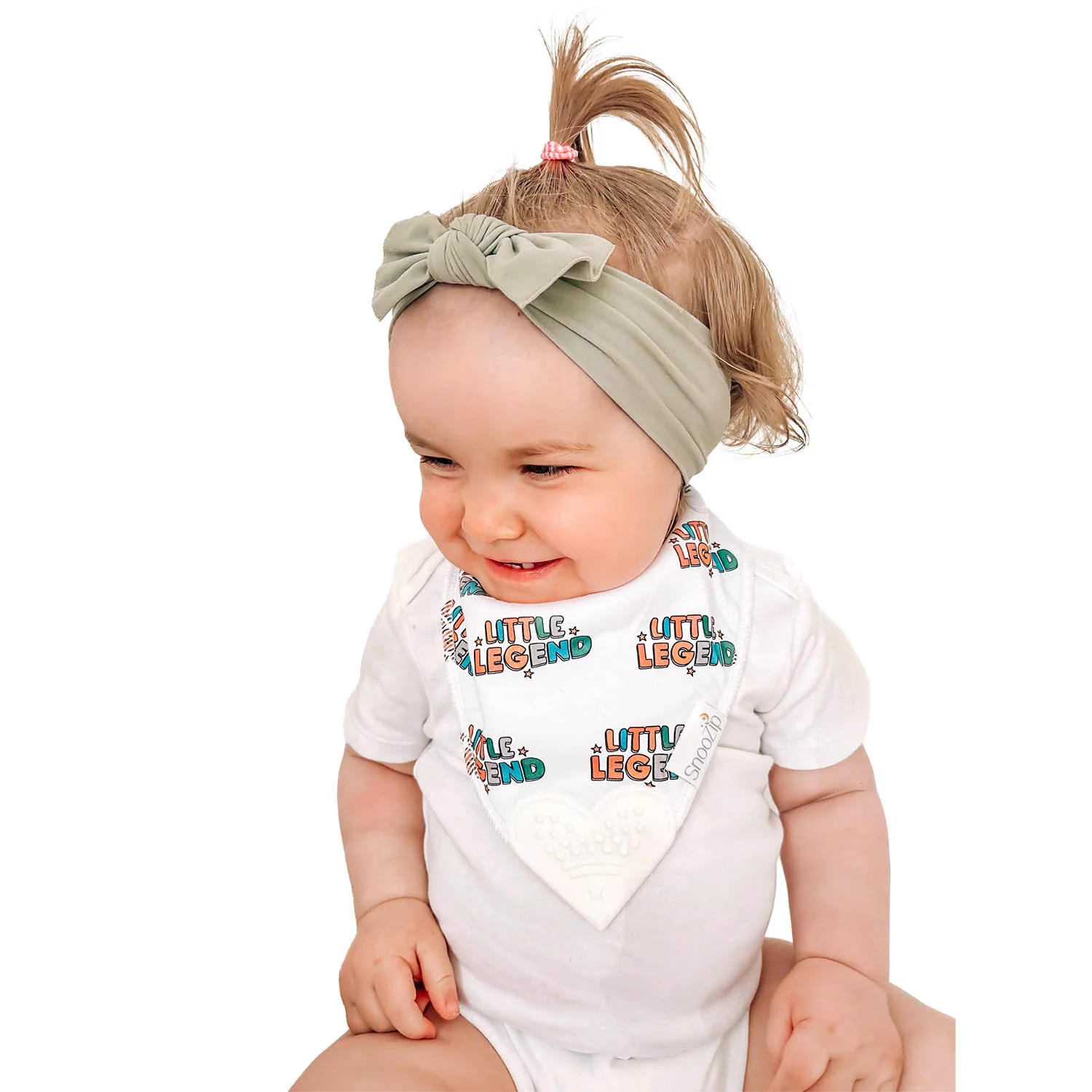 Snoozip Little Legend Teething Bib - Image 2